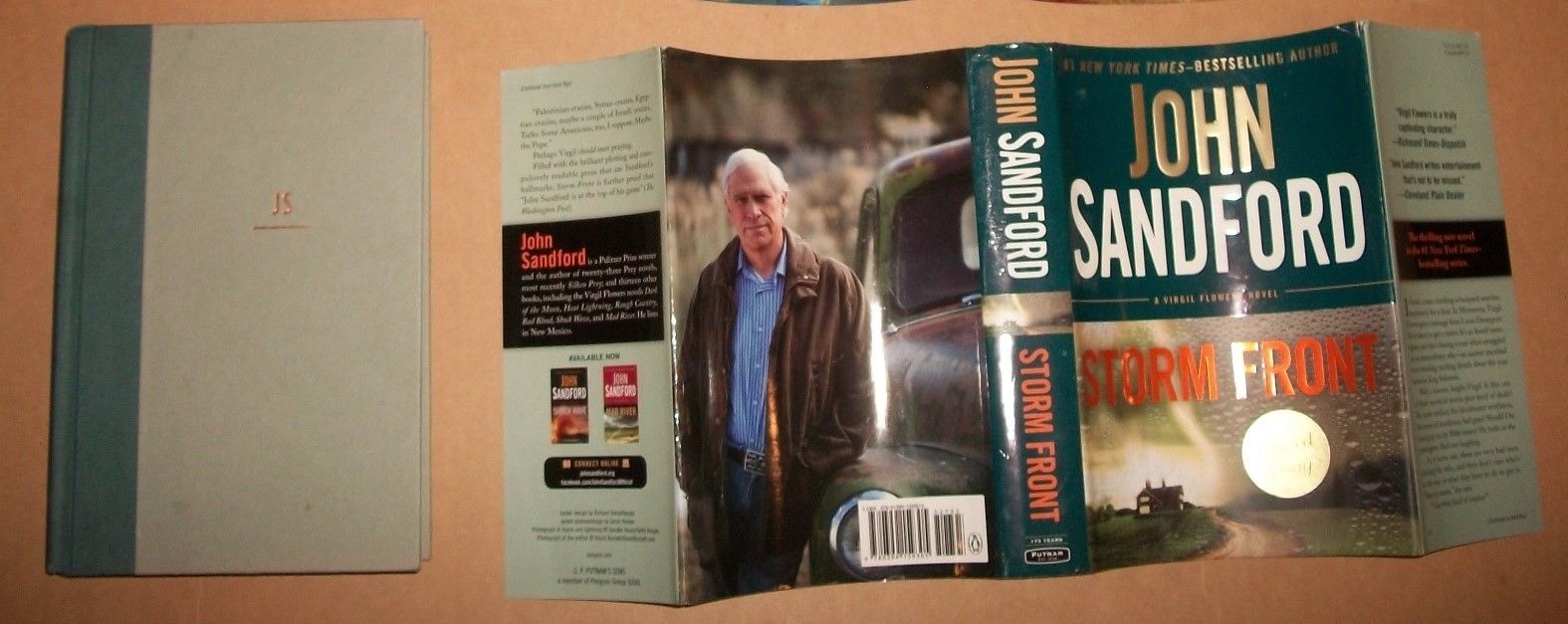 Virgil Flowers series Storm Front signed by author John Sandford