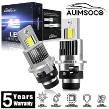 For Acura MDX 2007-2015 D2S/D2R/D2C LED Headlight Kit Bulbs High Low Beam 6500K