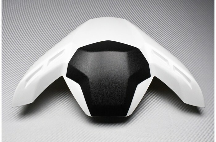 Capot de selle blanc Kawasaki Z900 pour remplacer le siege passager d'origine