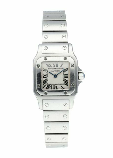 Cartier Santos Ivory Women's Watch 