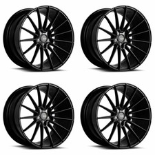 20" SAVINI BM16 CONCAVE GLOSS BLACK WHEELS RIMS FITS MASERATI GRANTURISMO