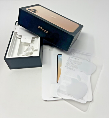 Original Empty Box Only Apple iPhone 11 Pro Max MWGM2LL/A Gold  