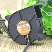 SUNON 6cm 6025 GB1206PTV1-AY 12V 2.2W 3-wire Turbo Blower Cooling Fan