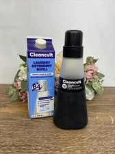 Cleancult Liquid Laundry Detergent Refill Fragrance Free + Refillable Bottle NEW
