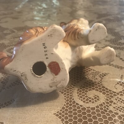 Sweet Vintage Lefton Japan H6364 Porcelain Kitten Cat Figurine 4.5