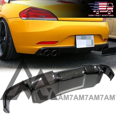 3D Style Carbon Fiber Quad Diffuser For 2009 2010 2011 2012 2013 2014 E89 OE