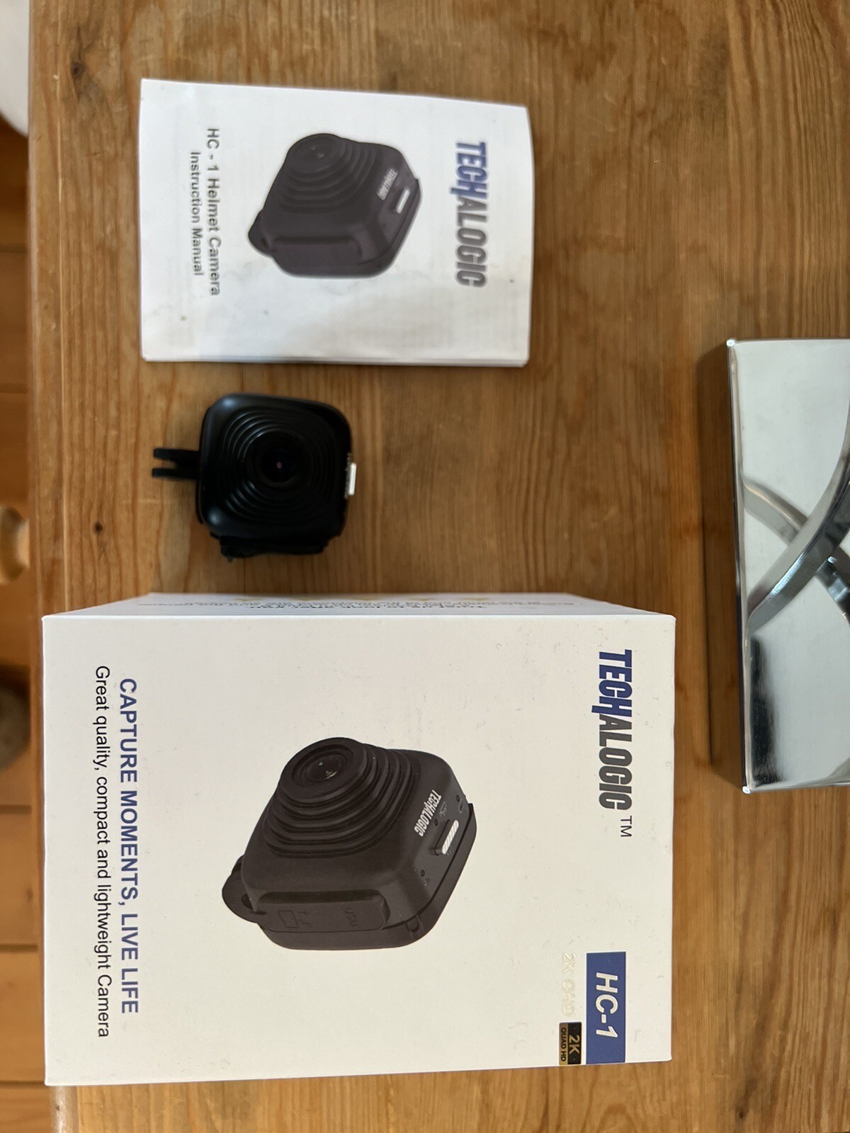 Techalogic Horse Riding Hat Camera HC 1 QHD Small Lightweight Fit any