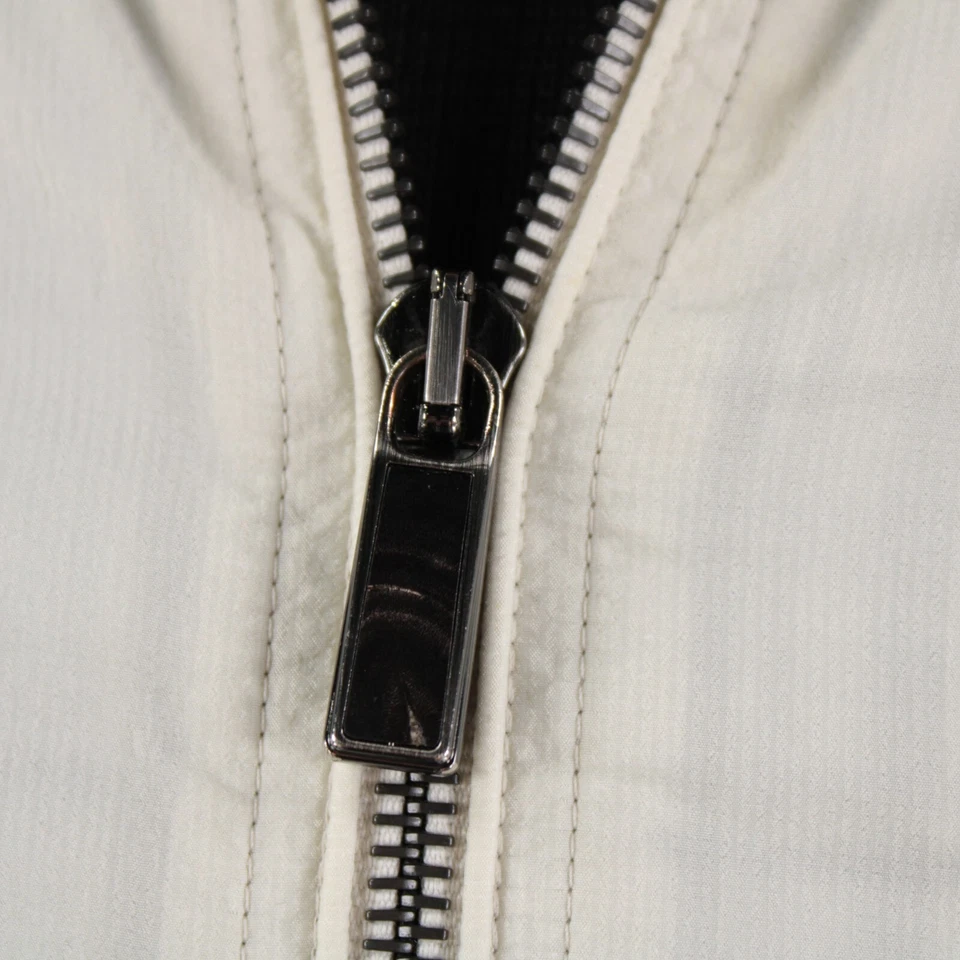 Chaqueta Bomber Ermenegildo Zegna Cremallera Completa Mezcla Poliamida Talla 50R (M EE. UU.) Beige Foto 2 de 4