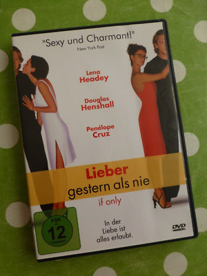 Lieber gestern als nie If Only DVD Penélope Cruz FSK 12 Liebe Maria Ripoll Kino