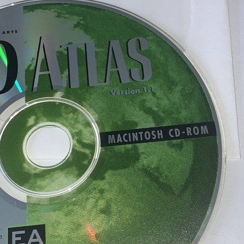 3D Atlas Electronic Arts 1994 CD Version 1.1 Vintage - Picture 4 of 8