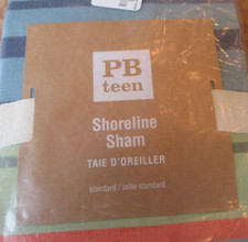 Pottery Barn Teen Shoreline stripe standard sham New w tag