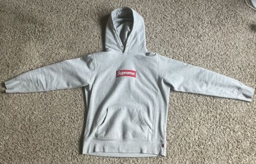 SUPREME LOUIS VUITTON LV Box Logo Brown Hoodie Sweatshirt (size XL) $300.00  - PicClick