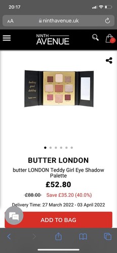 Butter London Teddy Girl 9 Piece Eye Shadow Palette New In Box - Picture 7 of 7