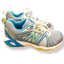 New Balance 696 Womens Shoes Sneakers Yellow Blue Silver US4 - KJ696YBY
