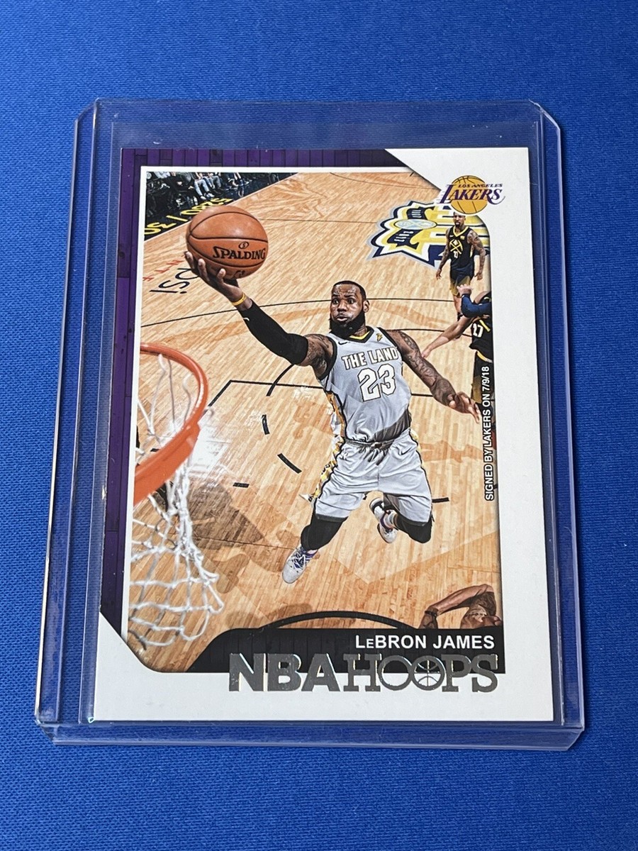 2018-19 Panini NBA Hoops LeBron James #82 Los Angeles Lakers | eBay