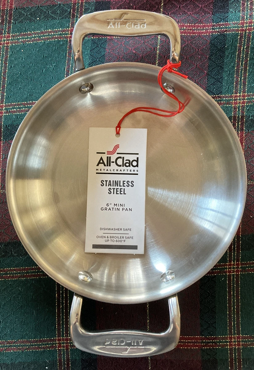 All-Clad Stainless 6 Gratins, Set of Two + Reviews