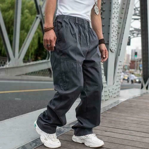 Mens cargo trousers best sale ebay