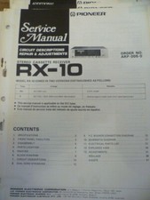 Pioneer RX-10  Stereo Cassette Receiver  Service Manual 
