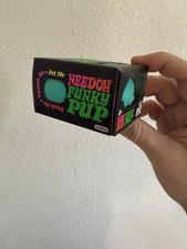 Needoh Funky Pup Teal Authentic Schylling Nee Doh Squishy Viral New