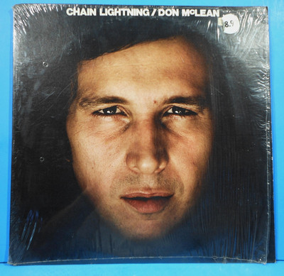 DON MCLEAN CHAIN LIGHTNING LP 1980 ORIGINAL SHRINK GREAT CONDITION VG++/VG++!!A