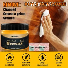 Beeswax Polish for Wood & Furniture 100% Natural of Traditional Wood Wax Finish