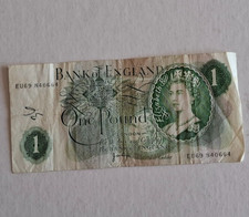 VINTAGE BANK OF ENGLAND £1 / ONE POUND NOTE EU69 840664