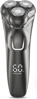 Electric Razor for Men Cordless: Wet/Dry Rotary Shaver Waterproof - USB Fast Cha