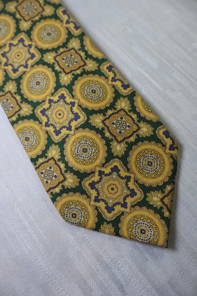 HUGO BOSS 100% LANA WOOL TIE CRAVATTA NECKTIE MADE ITALY VINTAGE CLASSIC - Imagen 2 de 4