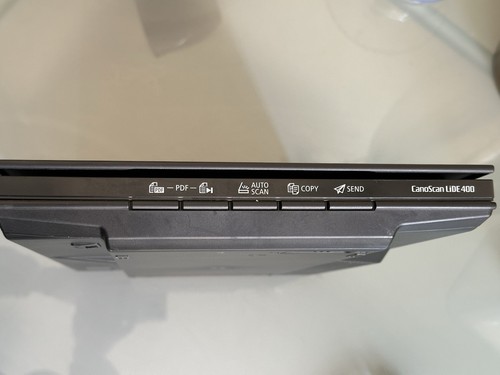 Canon LiDE 400 Colour Flatbed Scanner Black One-Touch Operation Home Office - Afbeelding 3 van 6
