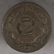 2 Centavos 1915 Year Mexican Coins (1905-Now) for sale | eBay