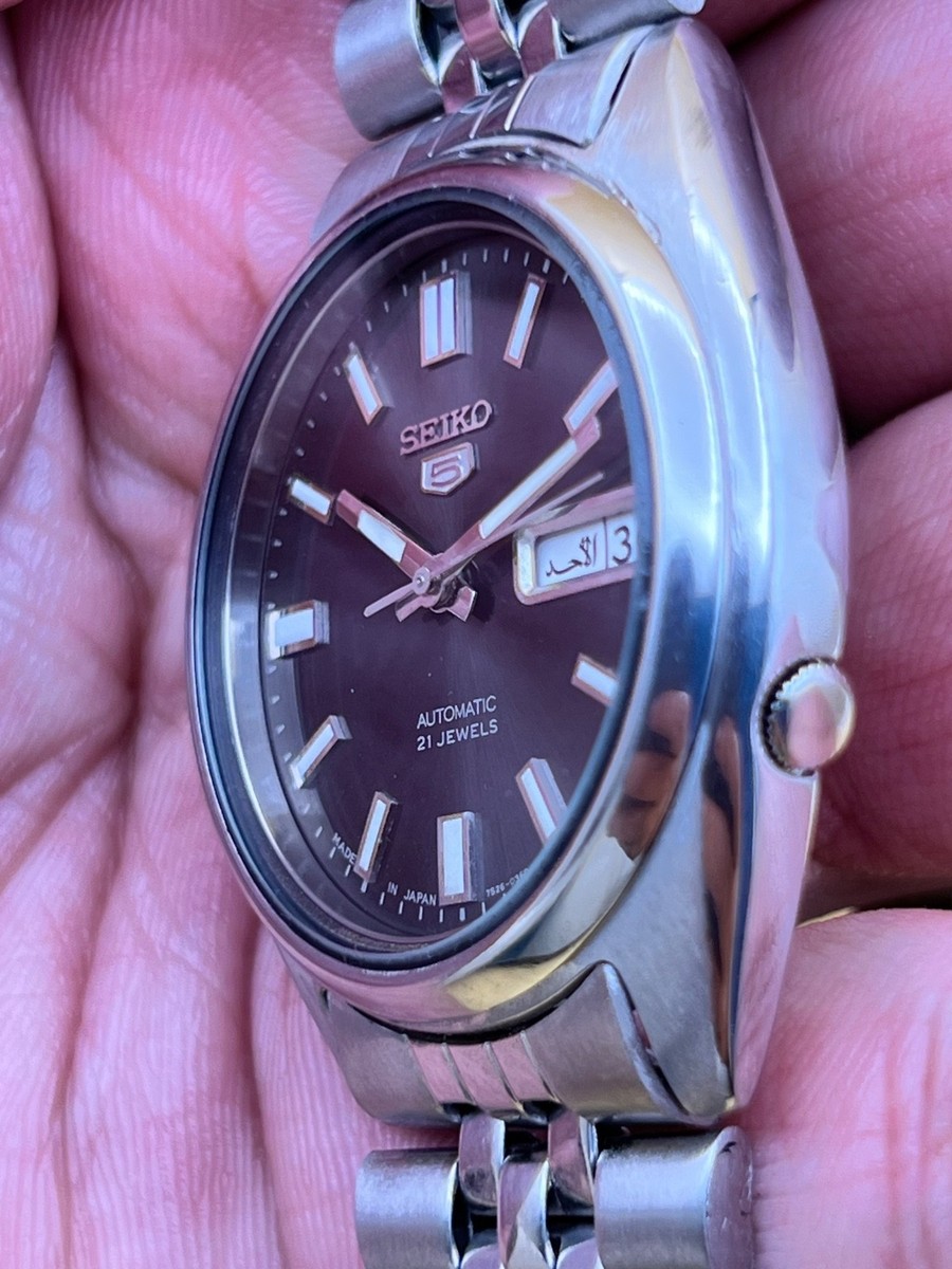 SEIKO 5 7S26-3040 セイコー 腕時計 Seiko 5 Sports Men's Black Watch - 7S26-3040 for sale online