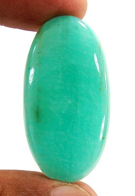 51.70 Ct Natural Green Amazonite Loose Gemstone Cabochon Wire Wrap Stone - 1790
