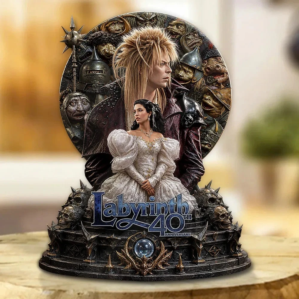 Labyrinth 40th Anniversary Shape Acrylic Plaque