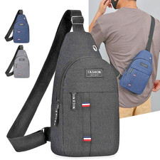 Unisex Crossbody Chest Bag Sling Shoulder Bag Casual Outdoor Travel Storage