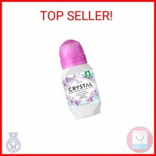 CRYSTAL Mineral Deodorant Roll-On Unscented Body Deodorant With 24-Hour Odor Pro