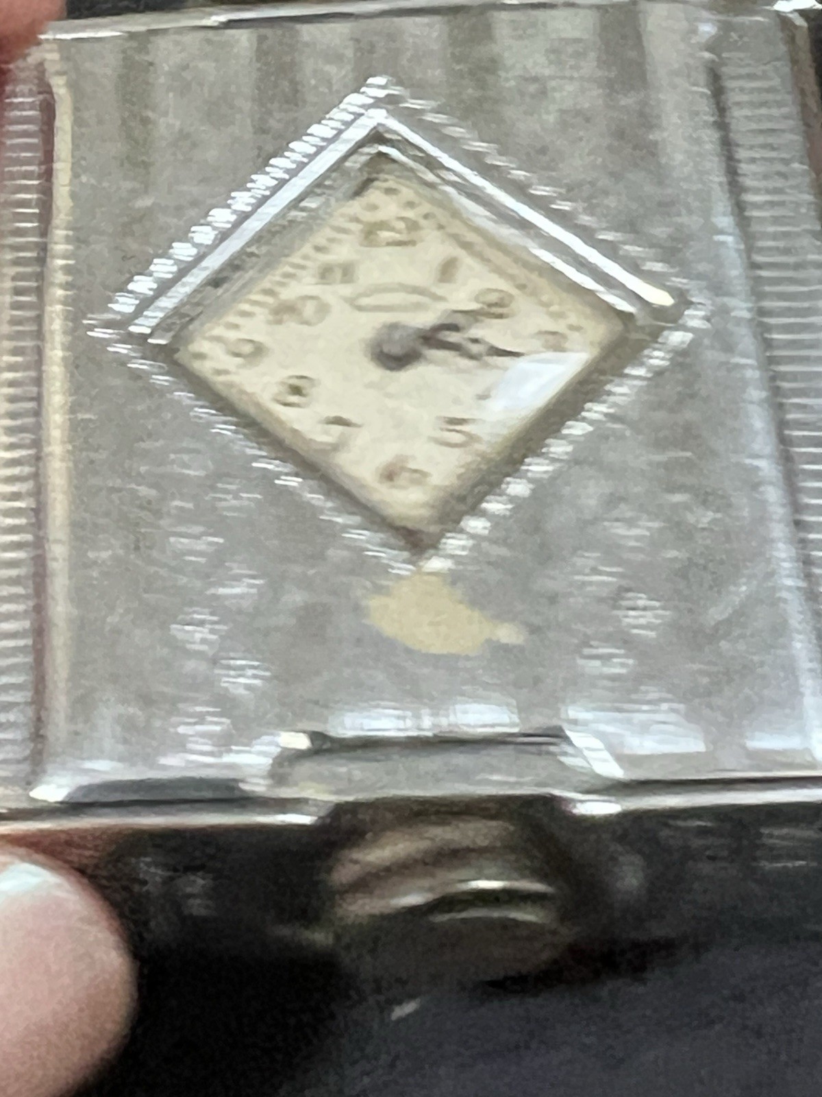 Vintage 1930 GOLDEN WHEEL LIFT Arm Watch Pocket Lighter Art Deco