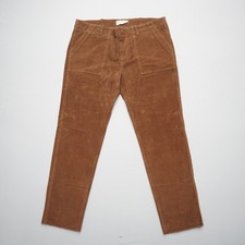 Nili Lotan Jenna Pants in Tawny Size 10 Crop Mid Rise Corduroy Trousers