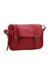 Borsa uomo Dr. Martens rossa 100% pelle