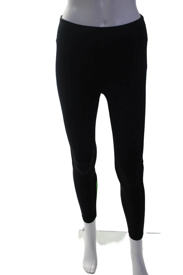 Conjunto de leggings sin mangas de malla negra talla S XS de ALALALA para mujer Foto 4 de 4