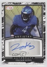 2022 SAGE Artistry Auto Isaiah King #A-IK Auto 9b4