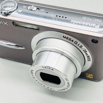 Panasonic DMC-FX30 ブラウン LUMIX Panasonic Lumix DMC-FX30 Digital Camera Sensual Brown Used
