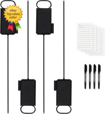4Pcs Golf Closest Pin Marker Set Metal Signs Cards Pens Putting Game Kit Set