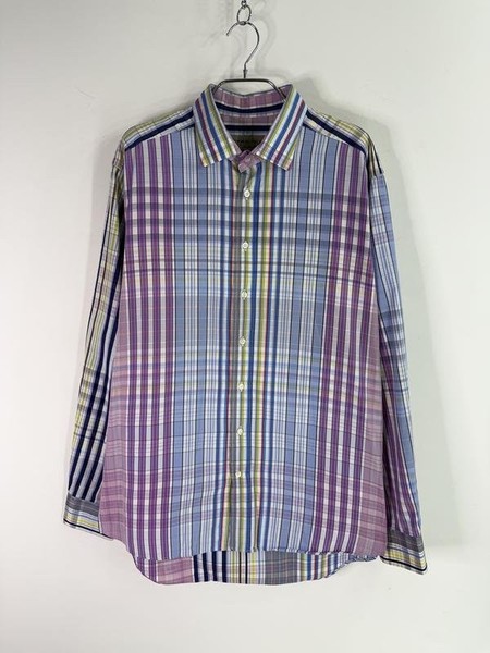 Men Etro Shirt Multicolor Cotton L