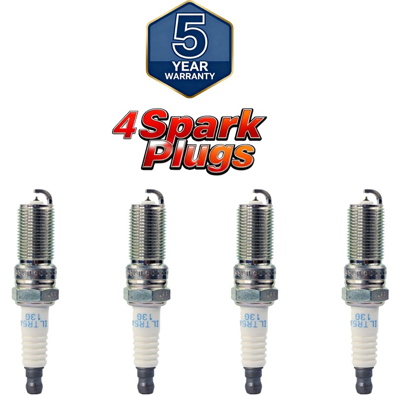 Set of 4 Iridium IX Spark Plug Laser Ngk 3811 ILTR5A-13G fit Ford Lincoln Mazda