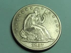 1857-O LIBERTY SEATED  HALF DOLLAR   VERY NICE GRADE