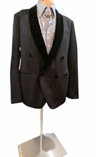 EU 50R US 40R High Fashion Stunning Giorgio Armani Black Label Dinner Jacket