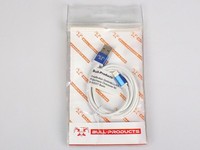 Bull-Products Usb Ladekabel Cable 100Cm, Blau-Weiß FüR Apple Iphone, Ipad