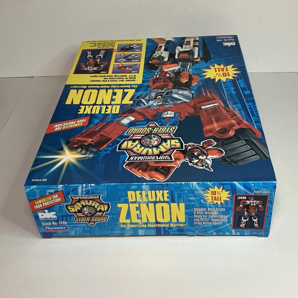 Superhuman Samurai Syber Squad 1994 Deluxe Zenon NIB Playmates - Image 4 of 4