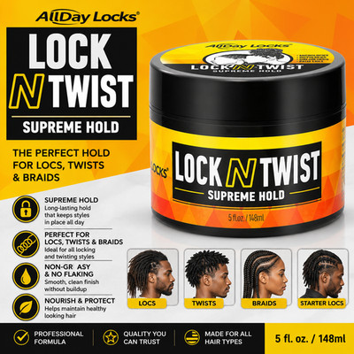 AllDay Locks Lock N Twist Supreme Hold Gel