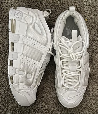 Size 12M- Nike Air More Uptempo Low Triple White - FZ3055-100 | eBay
